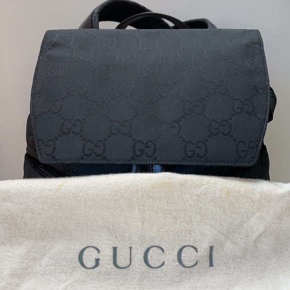 GUCCI NWOT Monogram Drawstring Backpack - Picture 12 of 12